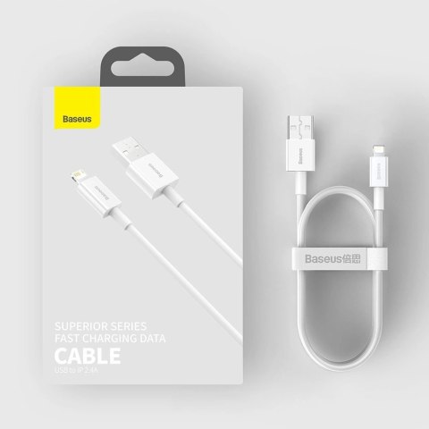 Baseus Superior kabel USB - Lightning 2,4A 1 m Niebieski (CALYS-A03) Baseus Superior kabel USB - Lightning 2,4A 1 m Niebieski (CALYS-A03)