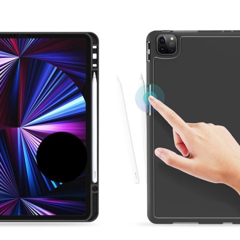DUX DUCIS Osom żelowe etui na tablet Smart Sleep z podstawką iPad Pro 12.9'' 2021 czarny DUX DUCIS Osom żelowe etui na tablet Smart Sleep z podstawką iPad Pro 12.9'' 2021 czarny