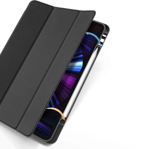 DUX DUCIS Osom żelowe etui na tablet Smart Sleep z podstawką iPad Pro 12.9'' 2021 czarny DUX DUCIS Osom żelowe etui na tablet Smart Sleep z podstawką iPad Pro 12.9'' 2021 czarny