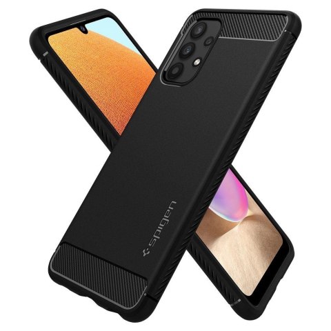 Etui Spigen Rugged Armor na Samsung Galaxy A52 / A52S - czarny mat Etui Spigen Rugged Armor na Samsung Galaxy A52 / A52S - czarny mat