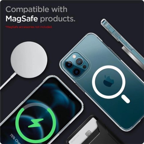 Etui Spigen Ultra Hybrid Mag z MagSafe na iPhone 12 Pro Max - białe Etui Spigen Ultra Hybrid Mag z MagSafe na iPhone 12 Pro Max - białe