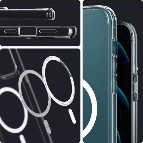 Etui Spigen Ultra Hybrid Mag z MagSafe na iPhone 12 Pro Max - białe Etui Spigen Ultra Hybrid Mag z MagSafe na iPhone 12 Pro Max - białe