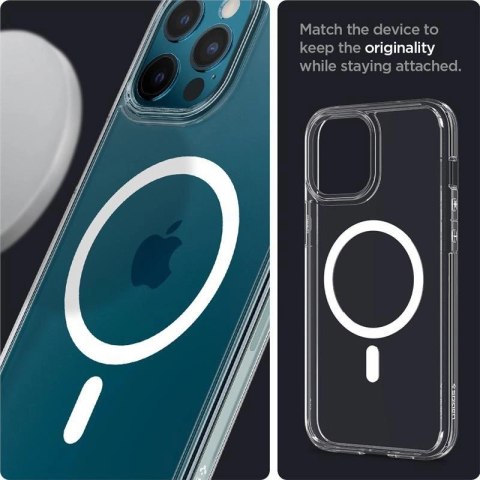 Etui Spigen Ultra Hybrid Mag z MagSafe na iPhone 12 Pro Max - białe Etui Spigen Ultra Hybrid Mag z MagSafe na iPhone 12 Pro Max - białe