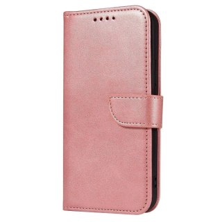 Magnet Case elegancki futerał etui pokrowiec z klapką i funkcją podstawki Samsung Galaxy A52s 5G / A52 5G / A52 4G różowy