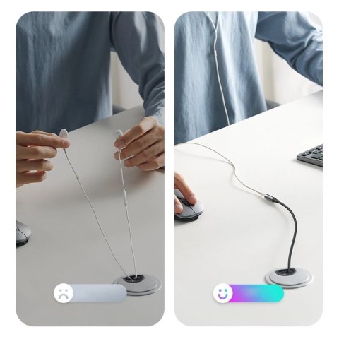 Ugreen AV190 przewód kabel przedłużacz AUX 3.5mm mini jack 1m Ugreen AV190 przewód kabel przedłużacz AUX 3.5mm mini jack 1m