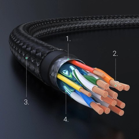 Ugreen HDMI cable 2.0 4K 2m czarny (HD119 40101) Ugreen HDMI cable 2.0 4K 2m czarny (HD119 40101)