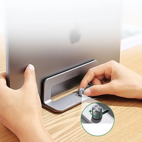 Ugreen aluminiowy pionowy stojak uchwyt podstawka na MacBooka laptopa tablet srebrny (20471 LP258) Ugreen aluminiowy pionowy stojak uchwyt podstawka na MacBooka laptopa tablet srebrny (20471 LP258)