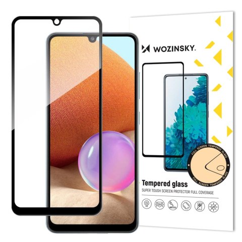 Wozinsky super wytrzymałe szkło hartowane Full Glue na cały ekran z ramką Case Friendly Samsung Galaxy A32 5G czarny Wozinsky super wytrzymałe szkło hartowane Full Glue na cały ekran z ramką Case Friendly Samsung Galaxy A32 5G czarny