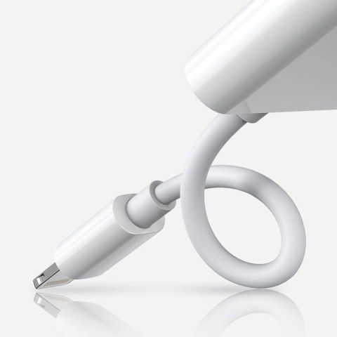 Adapter Joyroom S-Y104 słuchawkowy Lightning - Lightning / mini jack 3.5mm - biały Adapter Joyroom S-Y104 słuchawkowy Lightning - Lightning / mini jack 3.5mm - biały