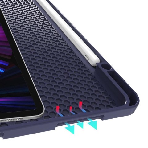 DUX DUCIS Osom żelowe etui na tablet Smart Sleep z podstawką iPad Pro 12.9'' 2021 czarny DUX DUCIS Osom żelowe etui na tablet Smart Sleep z podstawką iPad Pro 12.9'' 2021 czarny