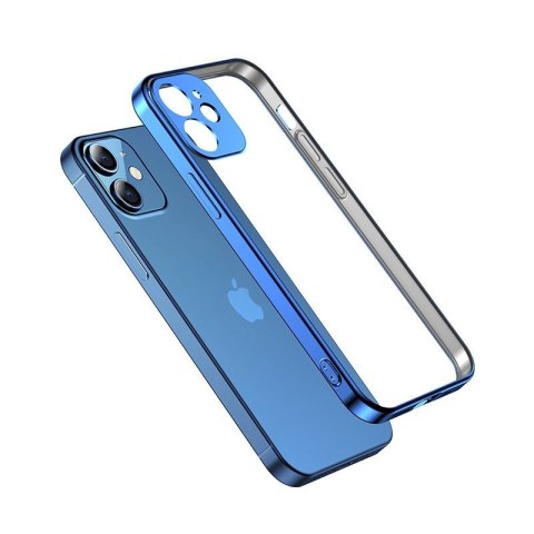 Joyroom New Beauty Series ultra cienkie przezroczyste etui z metaliczną ramką do iPhone 12 Pro Max czarny (JR-BP744) Joyroom New Beauty Series ultra cienkie przezroczyste etui z metaliczną ramką do iPhone 12 Pro Max czarny (JR-BP744)