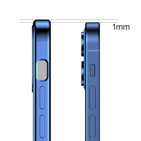 Joyroom New Beauty Series ultra cienkie przezroczyste etui z metaliczną ramką do iPhone 12 Pro Max czarny (JR-BP744) Joyroom New Beauty Series ultra cienkie przezroczyste etui z metaliczną ramką do iPhone 12 Pro Max czarny (JR-BP744)