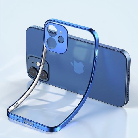 Joyroom New Beauty Series ultra cienkie przezroczyste etui z metaliczną ramką do iPhone 12 Pro Max czarny (JR-BP744) Joyroom New Beauty Series ultra cienkie przezroczyste etui z metaliczną ramką do iPhone 12 Pro Max czarny (JR-BP744)