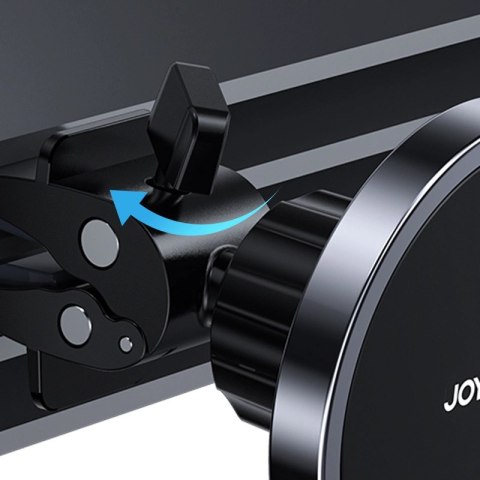 Joyroom samochodowy uchwyt magnetyczny bezprzewodowa indukcyjna ładowarka Qi 15 W (kompatybilna z MagSafe do iPhone) czarny (JR- Joyroom samochodowy uchwyt magnetyczny bezprzewodowa indukcyjna ładowarka Qi 15 W (kompatybilna z MagSafe do iPhone) czarny (JR-