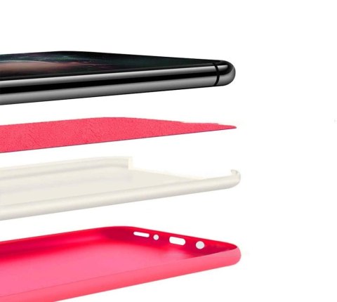 Silicone Case elastyczne silikonowe etui pokrowiec Samsung Galaxy A32 4G czerwony