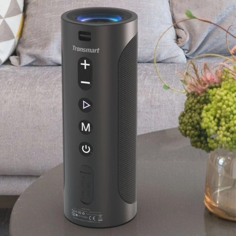 Tronsmart T6 Pro przenośny bezprzewodowy głośnik Bluetooth 5.0 45W podświetlenie LED czarny (448105) Tronsmart T6 Pro przenośny bezprzewodowy głośnik Bluetooth 5.0 45W podświetlenie LED czarny (448105)