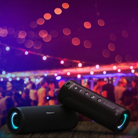 Tronsmart T6 Pro przenośny bezprzewodowy głośnik Bluetooth 5.0 45W podświetlenie LED czarny (448105) Tronsmart T6 Pro przenośny bezprzewodowy głośnik Bluetooth 5.0 45W podświetlenie LED czarny (448105)
