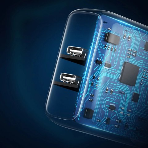 Ugreen ładowarka sieciowa 2x USB Typ C 40W Power Delivery biały (10343) Ugreen ładowarka sieciowa 2x USB Typ C 40W Power Delivery biały (10343)