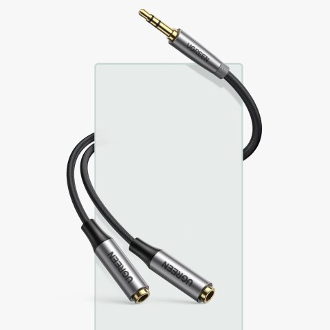 Ugreen przewód kabel przedłużacz AUX 3,5mm mini jack 0,2m czarny (AV191 50253) Ugreen przewód kabel przedłużacz AUX 3,5mm mini jack 0,2m czarny (AV191 50253)