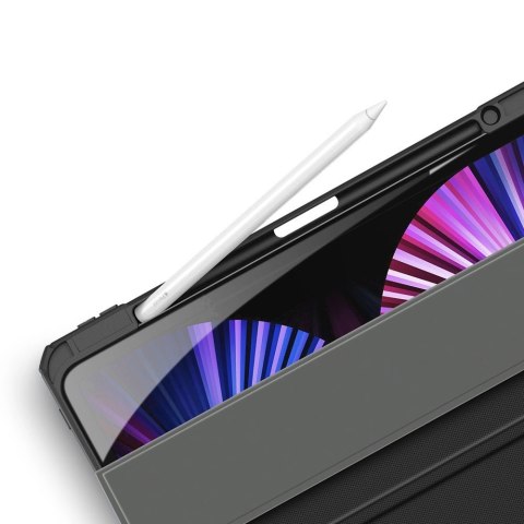 Dux Ducis Toby pancerne etui z klapką Smart Case do iPad Pro 11'' 2021 z uchwytem na Apple Pencil czarny