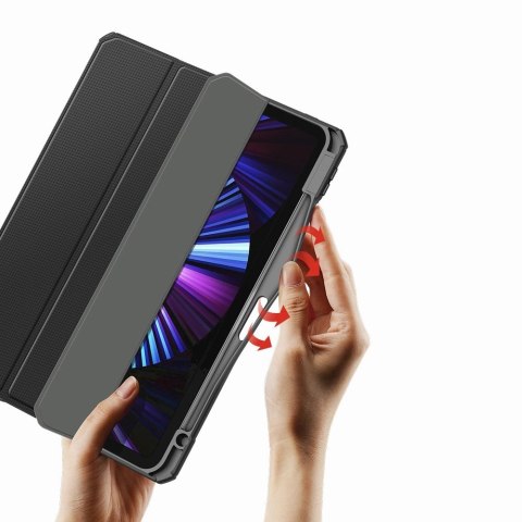 Dux Ducis Toby pancerne etui z klapką Smart Case do iPad Pro 11'' 2021 z uchwytem na Apple Pencil czarny