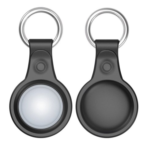 Dux Ducis zestaw 4x silikonowe etui brelok zawieszka case do lokalizatora Apple AirTag (4 kolory: czarny, zielony, różowy, niebi Dux Ducis zestaw 4x silikonowe etui brelok zawieszka case do lokalizatora Apple AirTag (4 kolory: czarny, zielony, różowy, niebi