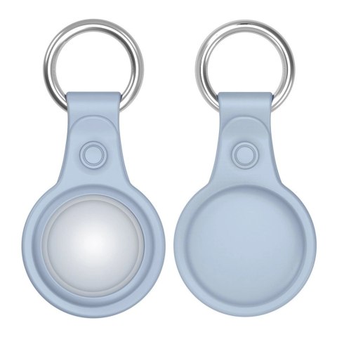 Dux Ducis zestaw 4x silikonowe etui brelok zawieszka case do lokalizatora Apple AirTag (4 kolory: czarny, zielony, różowy, niebi Dux Ducis zestaw 4x silikonowe etui brelok zawieszka case do lokalizatora Apple AirTag (4 kolory: czarny, zielony, różowy, niebi