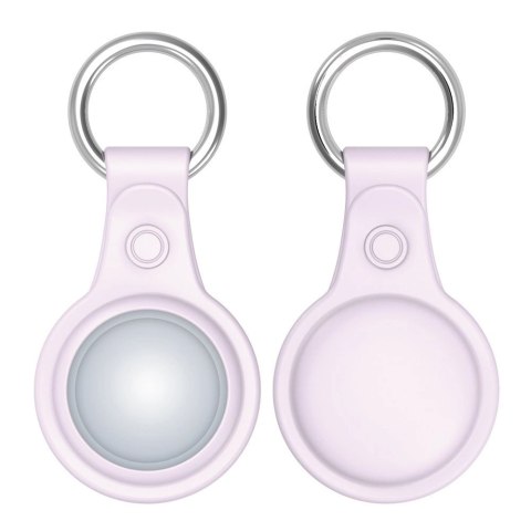 Dux Ducis zestaw 4x silikonowe etui brelok zawieszka case do lokalizatora Apple AirTag (4 kolory: czarny, zielony, różowy, niebi Dux Ducis zestaw 4x silikonowe etui brelok zawieszka case do lokalizatora Apple AirTag (4 kolory: czarny, zielony, różowy, niebi