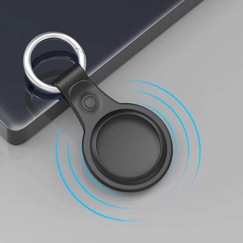 Dux Ducis zestaw 4x silikonowe etui brelok zawieszka case do lokalizatora Apple AirTag (4 kolory: czarny, zielony, różowy, niebi Dux Ducis zestaw 4x silikonowe etui brelok zawieszka case do lokalizatora Apple AirTag (4 kolory: czarny, zielony, różowy, niebi