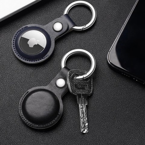 Dux Ducis zestaw 4x silikonowe etui brelok zawieszka case do lokalizatora Apple AirTag (4 kolory: czarny, zielony, różowy, niebi Dux Ducis zestaw 4x silikonowe etui brelok zawieszka case do lokalizatora Apple AirTag (4 kolory: czarny, zielony, różowy, niebi