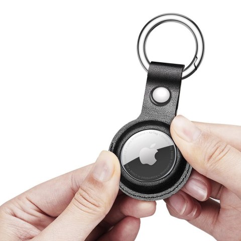 Dux Ducis zestaw 4x silikonowe etui brelok zawieszka case do lokalizatora Apple AirTag (4 kolory: czarny, zielony, różowy, niebi Dux Ducis zestaw 4x silikonowe etui brelok zawieszka case do lokalizatora Apple AirTag (4 kolory: czarny, zielony, różowy, niebi