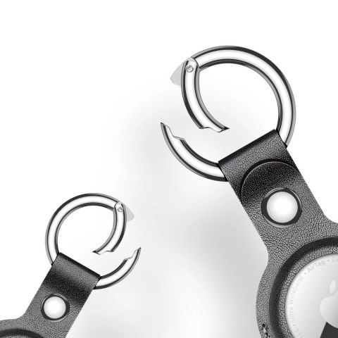 Dux Ducis zestaw 4x silikonowe etui brelok zawieszka case do lokalizatora Apple AirTag (4 kolory: czarny, zielony, różowy, niebi Dux Ducis zestaw 4x silikonowe etui brelok zawieszka case do lokalizatora Apple AirTag (4 kolory: czarny, zielony, różowy, niebi