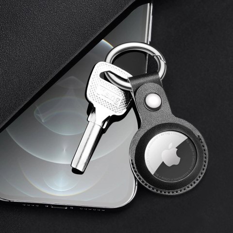 Dux Ducis zestaw 4x silikonowe etui brelok zawieszka case do lokalizatora Apple AirTag (4 kolory: czarny, zielony, różowy, niebi Dux Ducis zestaw 4x silikonowe etui brelok zawieszka case do lokalizatora Apple AirTag (4 kolory: czarny, zielony, różowy, niebi