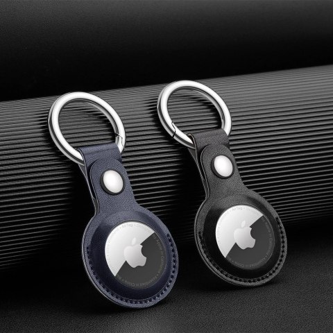 Dux Ducis zestaw 4x silikonowe etui brelok zawieszka case do lokalizatora Apple AirTag (4 kolory: czarny, zielony, różowy, niebi Dux Ducis zestaw 4x silikonowe etui brelok zawieszka case do lokalizatora Apple AirTag (4 kolory: czarny, zielony, różowy, niebi