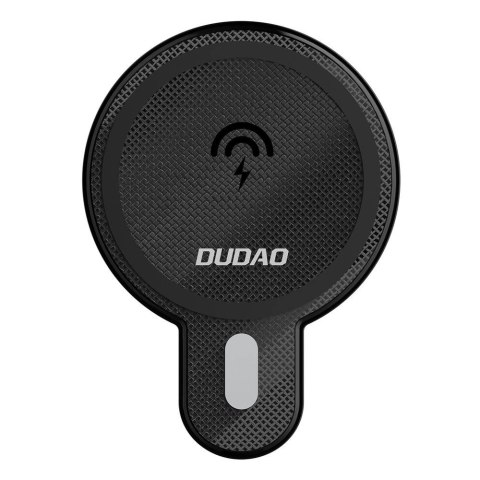 Dudao samochodowy uchwyt magnetyczny indukcyjna ładowarka Qi 15W (kompatybilna z MagSafe) czarny (F13) Dudao samochodowy uchwyt magnetyczny indukcyjna ładowarka Qi 15W (kompatybilna z MagSafe) czarny (F13)