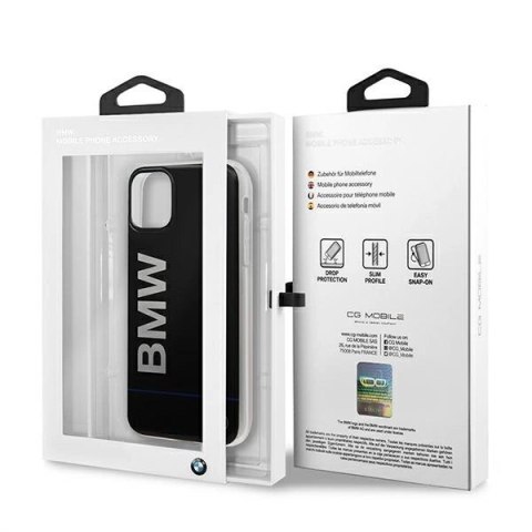 Etui BMW Signature Printed Logo na iPhone 11 Pro Max - czarne Etui BMW Signature Printed Logo na iPhone 11 Pro Max - czarne