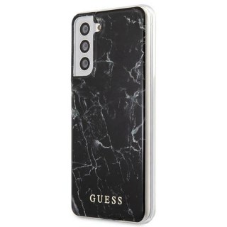 Etui Guess Marble Collection na Samsung Galaxy S21+ - czarne
