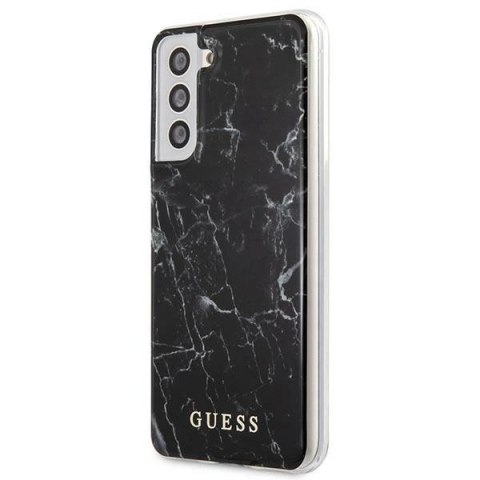 Etui Guess Marble Collection na Samsung Galaxy S21+ - czarne