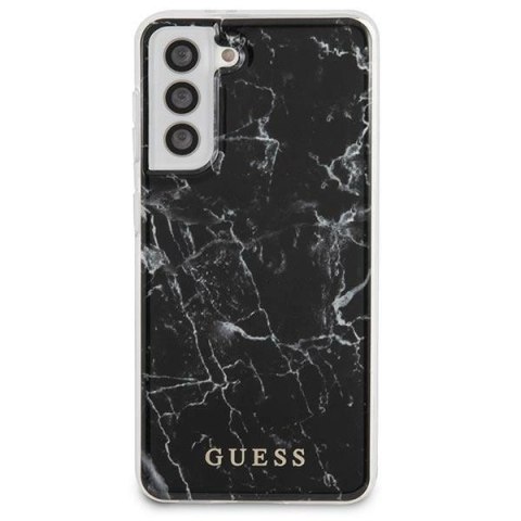 Etui Guess Marble Collection na Samsung Galaxy S21+ - czarne