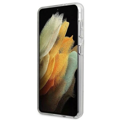 Etui Guess Marble Collection na Samsung Galaxy S21+ - czarne