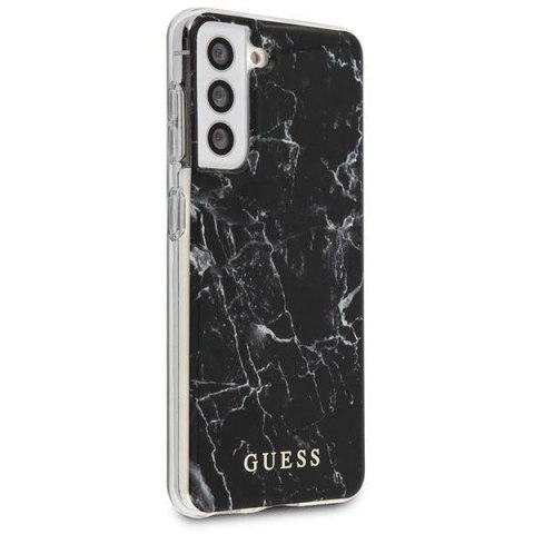 Etui Guess Marble Collection na Samsung Galaxy S21+ - czarne