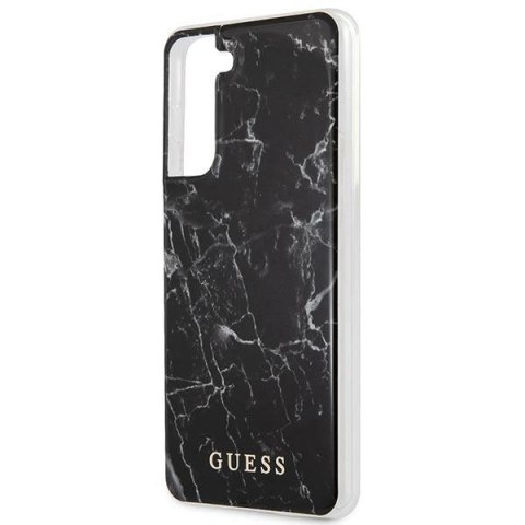 Etui Guess Marble Collection na Samsung Galaxy S21+ - czarne