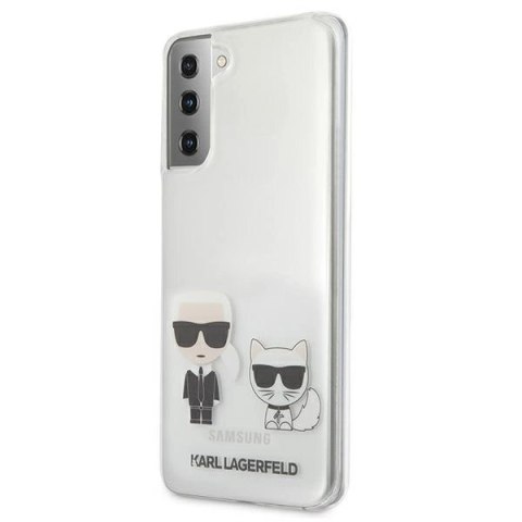Etui Karl Lagerfeld Karl&Choupette na Samsung Galaxy S21+ - przezroczyste Etui Karl Lagerfeld Karl&Choupette na Samsung Galaxy S21+ - przezroczyste