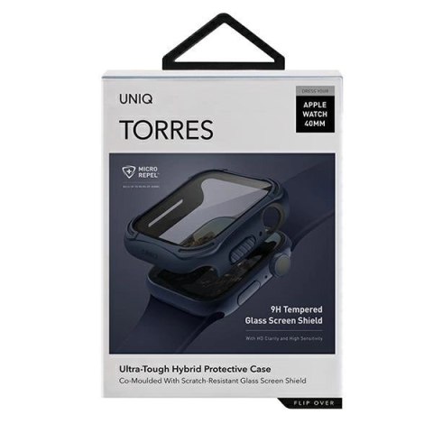 Etui UNIQ Torres na Apple Watch 4 / 5 / 6 / SE 40mm - niebieskie