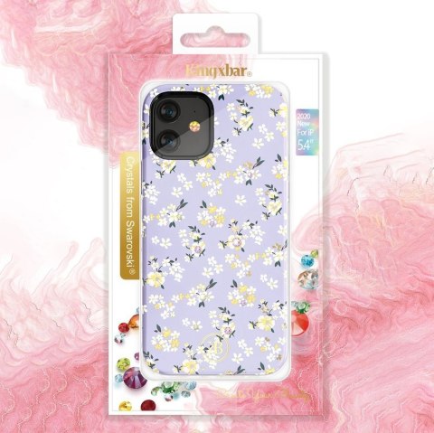 Kingxbar Blossom etui ozdobione oryginalnymi Kryształami Swarovskiego iPhone 12 Pro Max wielokolorowy (Gardenia) Kingxbar Blossom etui ozdobione oryginalnymi Kryształami Swarovskiego iPhone 12 Pro Max wielokolorowy (Gardenia)