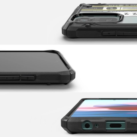 Ringke Fusion X Design etui pancerny pokrowiec z ramką Xiaomi Redmi Note 10 / Redmi Note 10S czarny (Cross) (XDXI0030) Ringke Fusion X Design etui pancerny pokrowiec z ramką Xiaomi Redmi Note 10 / Redmi Note 10S czarny (Cross) (XDXI0030)