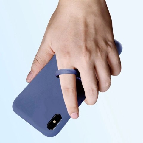 Silikonowa smycz do telefonu zawieszka diament ring na palec żółty Silikonowa smycz do telefonu zawieszka diament ring na palec żółty