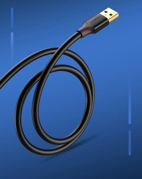 Ugreen kabel przewód przedłużacz przejściówka USB 3.0 (żeński) - USB 3.0 (męski) 3 m czarny (US129 30127) Ugreen kabel przewód przedłużacz przejściówka USB 3.0 (żeński) - USB 3.0 (męski) 3 m czarny (US129 30127)