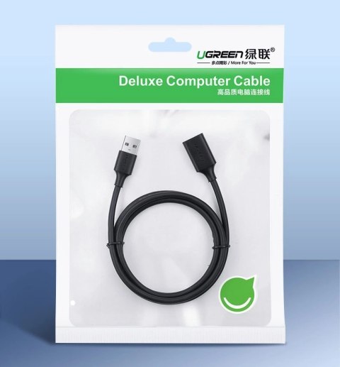 Ugreen kabel przewód przedłużacz przejściówka USB 3.0 (żeński) - USB 3.0 (męski) 3 m czarny (US129 30127) Ugreen kabel przewód przedłużacz przejściówka USB 3.0 (żeński) - USB 3.0 (męski) 3 m czarny (US129 30127)
