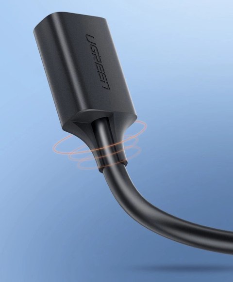Ugreen kabel przewód przedłużacz przejściówka USB 3.0 (żeński) - USB 3.0 (męski) 3 m czarny (US129 30127) Ugreen kabel przewód przedłużacz przejściówka USB 3.0 (żeński) - USB 3.0 (męski) 3 m czarny (US129 30127)